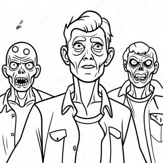 Pagina Para Colorir Do Cartaz Do Filme Zombies 3 10100-8122