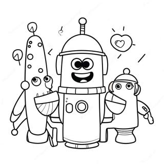 Storybots Páginas Para Colorir