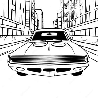 Dodge Charger Páginas Para Colorir