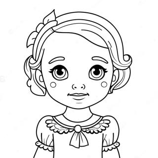 Pagina Para Colorir Do Personagem Fofo Moriah Elizabeth 10711-8521