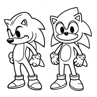 Sonic Halloween Páginas Para Colorir