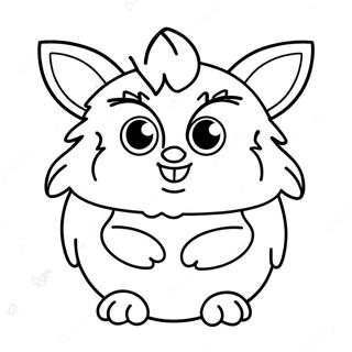 Furby Páginas Para Colorir