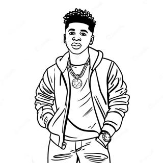 Nba Youngboy Páginas Para Colorir