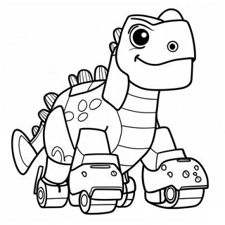 Dinotrux Páginas Para Colorir