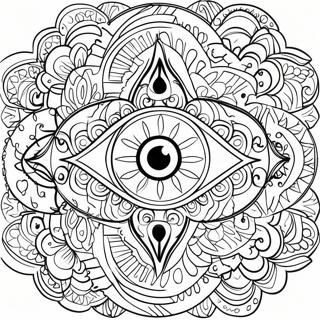 Pagina Para Colorir Mandala Do Olho Maligno Decorativa 12611-9898