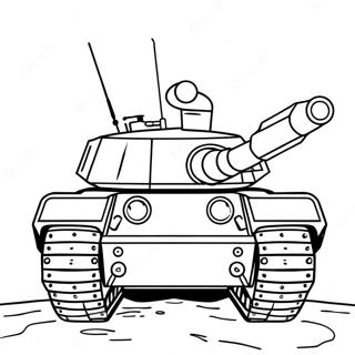 Pagina Para Colorir Do Tanque Militar 1301-1041