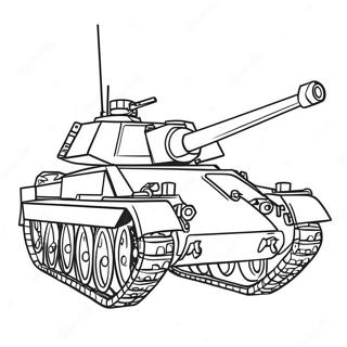 Pagina Para Colorir Do Tanque Militar 1301-1042