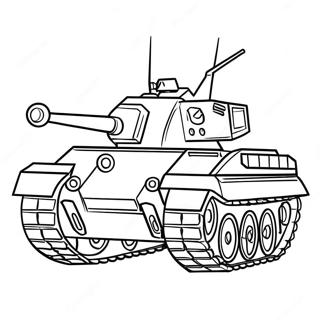 Pagina Para Colorir Do Tanque Militar 1301-1043