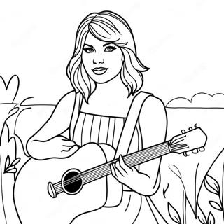 Pagina Para Colorir Do Folklore Da Taylor Swift 13340-10482