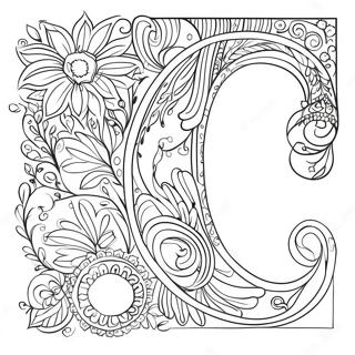 Pagina Para Colorir De Designs Elegantes De Carta 14331-11291