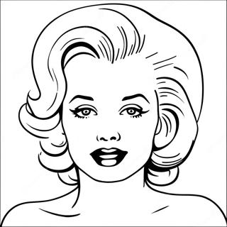 Marilyn Monroe Páginas Para Colorir