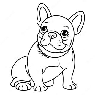 Bulldog Francês Páginas Para Colorir