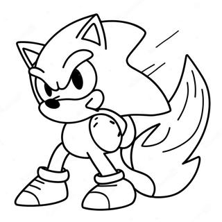 Pagina Para Colorir Do Sonic Prata 18540-14633