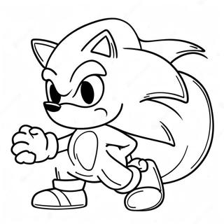 Pagina Para Colorir Do Sonic Prata 18540-14636