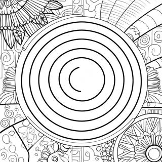 Pagina Para Colorir Do Logotipo Da Target 18690-14759