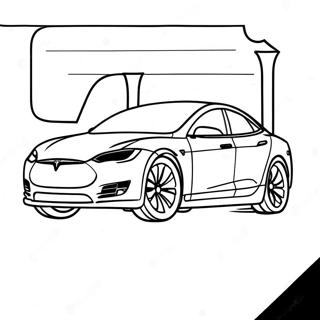 Pagina Para Colorir Do Tesla Model S Correndo 1871-1499