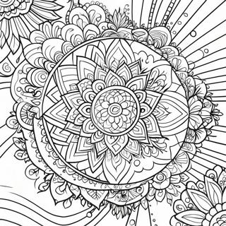 Pagina Para Colorir Do Mandala Do Chakra Colorido 19553-15452