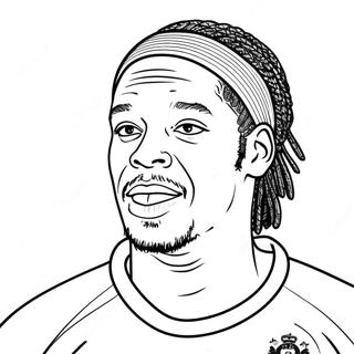 Ronaldinho Páginas Para Colorir