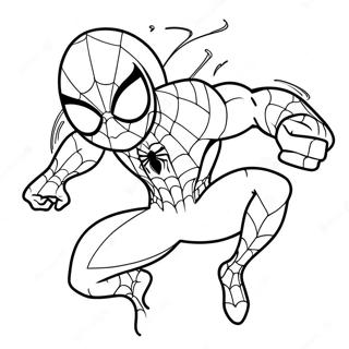 Homem-Aranha Sonic Páginas Para Colorir