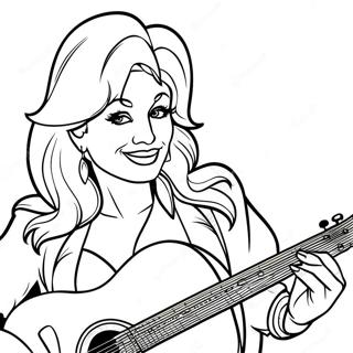 Dolly Parton Páginas Para Colorir