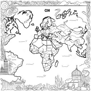 Pagina Para Colorir Dos Paises Coloridos Do Mundo 2061-1658