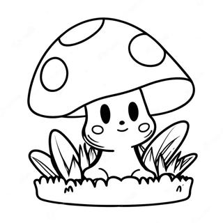 Pagina Para Colorir Do Cogumelo Do Mario 20702-16375