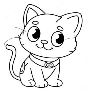 Pagina Para Colorir Do Super Gatinho 20732-16380