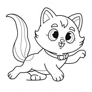 Pagina Para Colorir Do Super Gatinho Aventureiro 20733-16383