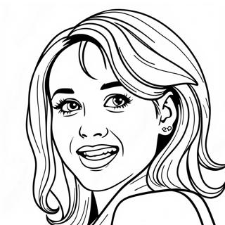 Pagina Para Colorir De Miley Cyrus 21492-16992