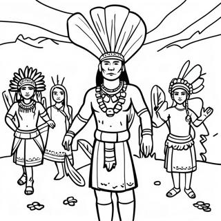 Pagina Para Colorir Da Celebracao Do Dia Dos Povos Indigenas 21592-17069