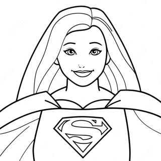 Supergirl Páginas Para Colorir