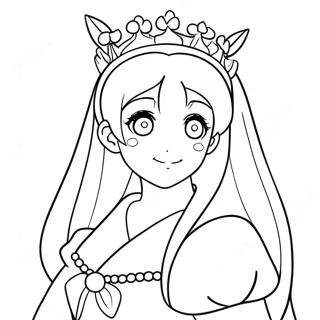 Pagina Para Colorir Da Princesa Anime 22772-17990