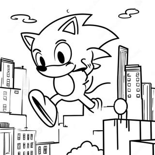 Sonic Homem-Aranha Páginas Para Colorir