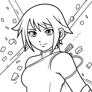 Pagina Para Colorir Da Sakura Haruno Em Batalha 23863-18845