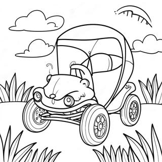 Pagina Para Colorir Do Buggy Huggy Do Garten Of Banban 4 24012-18970