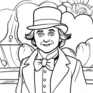 Willy Wonka Páginas Para Colorir