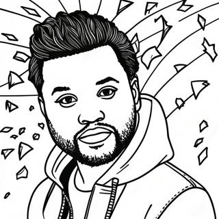 Pagina Para Colorir Do The Weeknd 24672-19493