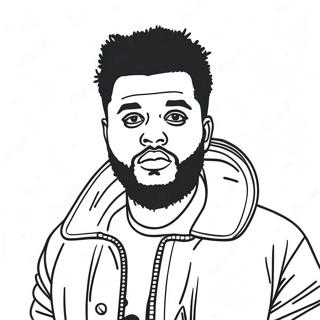 Pagina Para Colorir Do The Weeknd 24672-19494