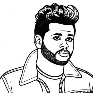 Pagina Para Colorir Do The Weeknd 24672-19495