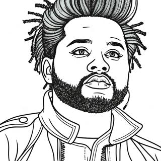 Pagina Para Colorir Do The Weeknd 24672-19496