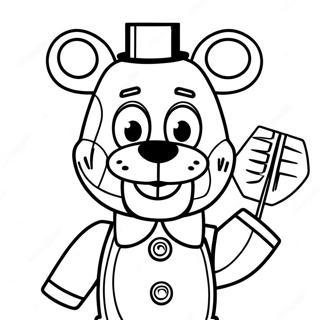 Fantoche Fnaf Páginas Para Colorir