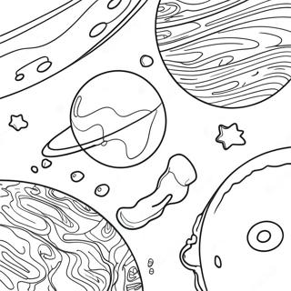 Pagina Para Colorir Da Cena Espacial Universal 25503-20161