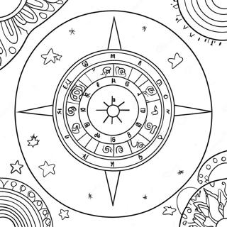 Pagina Para Colorir De Astrologia 25602-20212