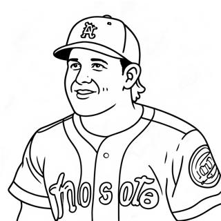 Pagina Para Colorir Do Mike Trout 25782-20359