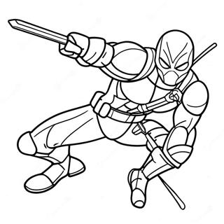 Deathstroke Páginas Para Colorir