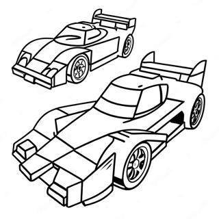 Pagina Para Colorir De Carro De Corrida Lego Rapido 26535-21007