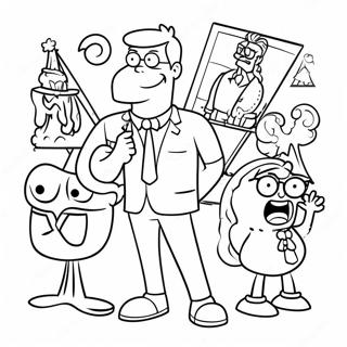 Pagina Para Colorir Do American Dad 26674-21092