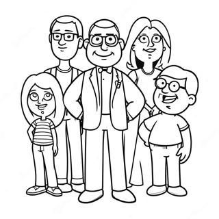 Pagina Para Colorir Dos Personagens Engracados Do American Dad 26675-21087