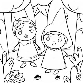 Pagina Para Colorir De Ben E Holly Na Floresta Magica 26825-21236