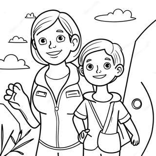 Pagina Para Colorir De Mae E Filho Aventureiros 27715-21892